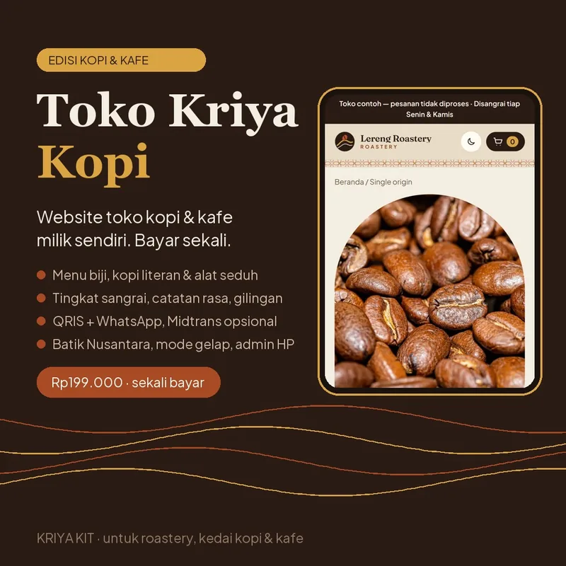 Sampul Toko Kriya Kopi
